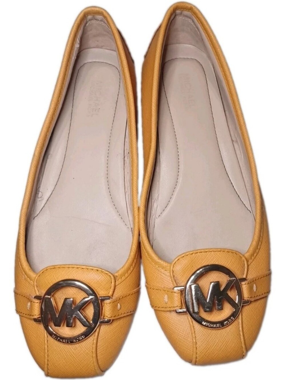 MICHAEL KORS Fulton Moc Logo Textured Moccasin Flats